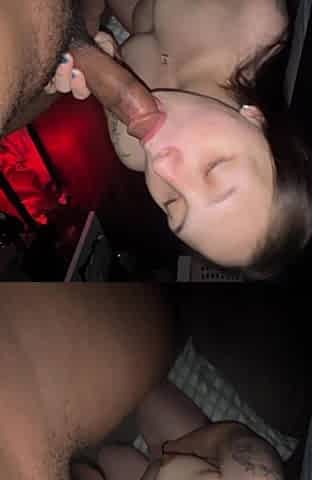 Deepthroat Slut Sucking Hung Stranger