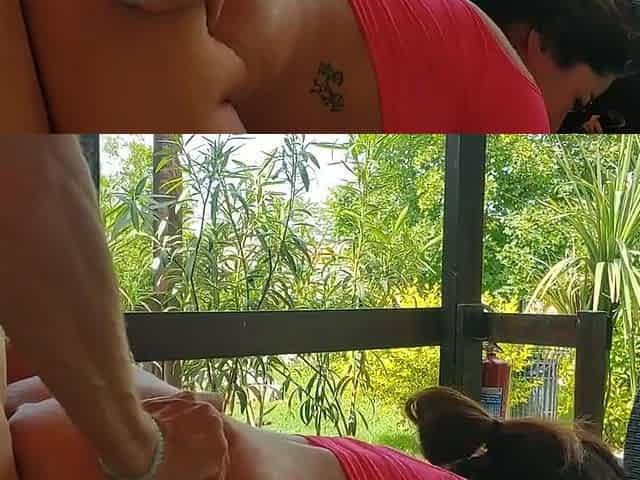 Intimate outdoor experience! Please engage with me vigorously, from behind.