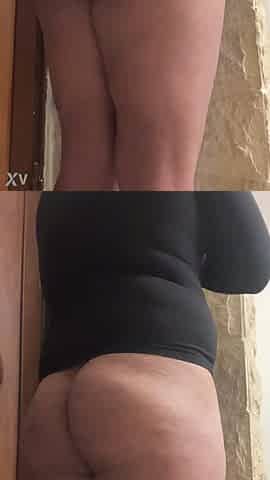 Large round butt
