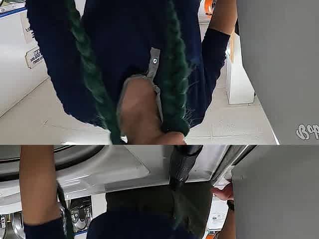 I Locked my Garments in the Dryer at a Public Laundromat - ENF Public Masturbation and SQUIRT