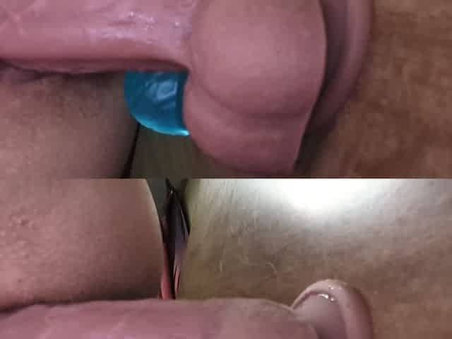 Up Close DP MILF GILF Solo Homemade Cougar