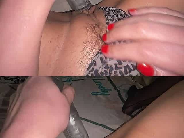 The beauty came from masturbating with her toy.