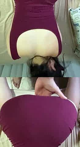 Big Ass Brunette Chick Blowjobs POV