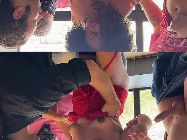 A Cuckolded Man Sharing His Mature Wife with Two Young, Virile Men