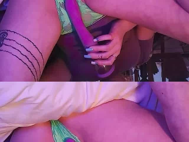 Tattooed whore gets some alonce at home????????????