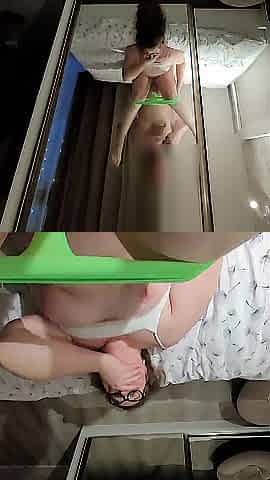 NERDY ANGEL FROM TINDER is very shy 'cuz I filmed how I screwed her overweight cunt