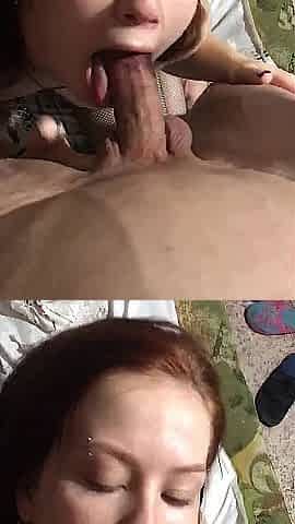 CUM IN THROAT REDHEAD GIRLFRIEND