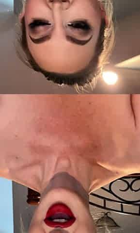 Amateur hands free close up blowjob
