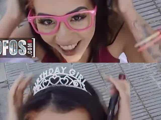 Kitty Love In Birthday Girl Gets A Suprise Birthday Gift At The Street From