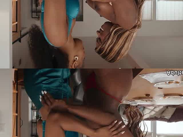 Ebony Foursome Destiny Mira, Olivia Jay, Maya Farrell & Tessa Thomas