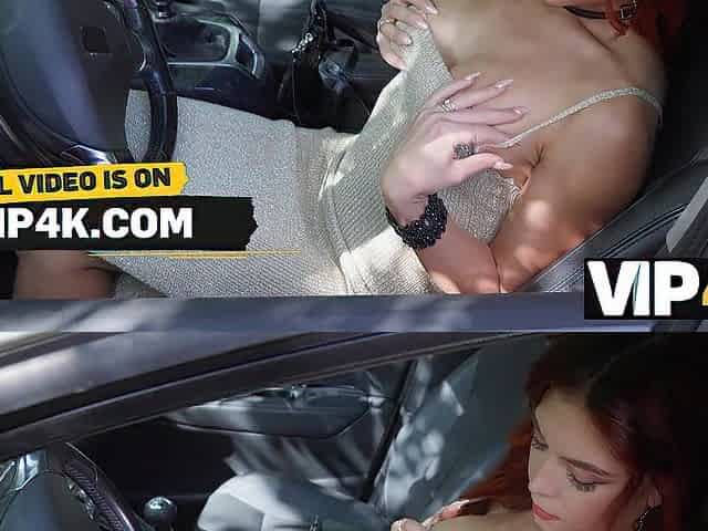 VIP4K. Ginger Screws Her Boyfriend's Dad. Hawt sex with Peach Lollypop