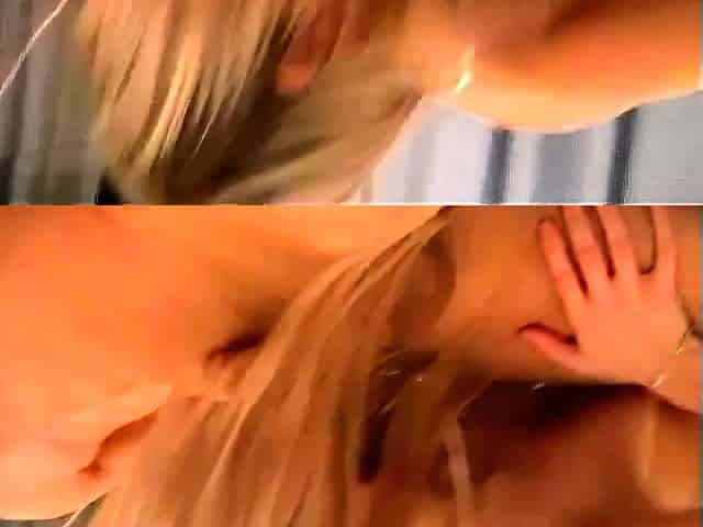 Deutsche Amateur-Blondine bekommt Gesichtsbehandlung