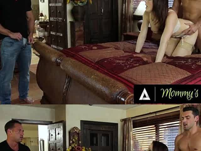 MOM'S HUNK - Kinky Chanel Preston Convinced Her Spouse For A Hard 3some With Her Ex-Spouse