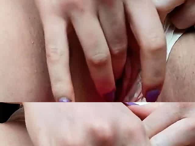 Cumming in Cute Panties: Wet Pussy Masturbation