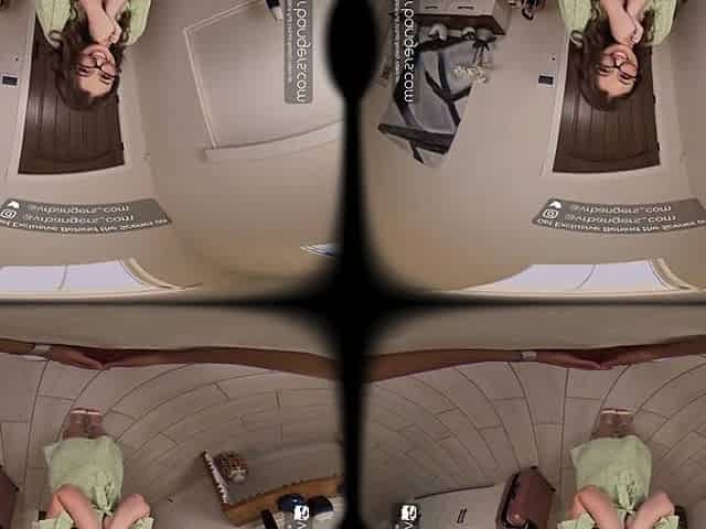 VR bangers VR baths experience with a pornstar Leanna Virtual reality porn in washroom