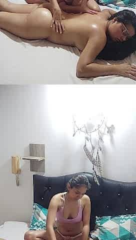 2 lesbo stepsisters swap virgin vaginas