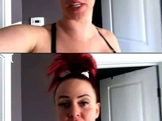 Great Big Boobs On Masturbating Redhead