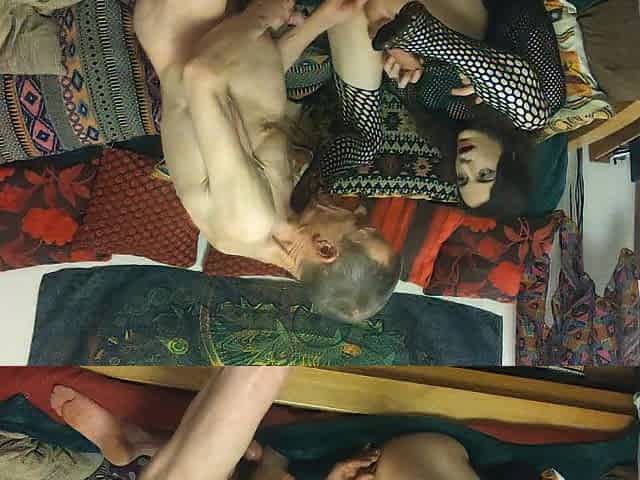 UK crossdresser screwed and filled by Hung granddad