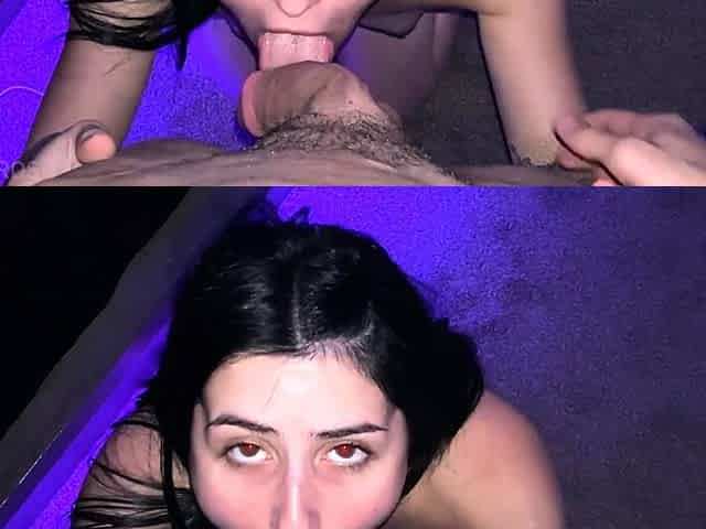POV Blowjob Teen Girl Brunette Compilation