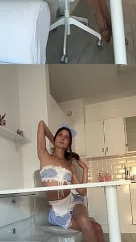 Solo Bts Cleaning Lady Photoshoot With Gina Gerson