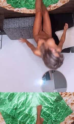 Curly Blonde Teen Records Solo Dildo Masturbation More at