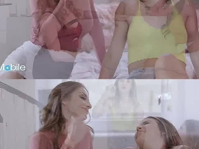 ADULTMOBILE - Crystal Taylor Sits With Her Wet Pussy On Silvia Saige's Face Then On Kylie Rocket's