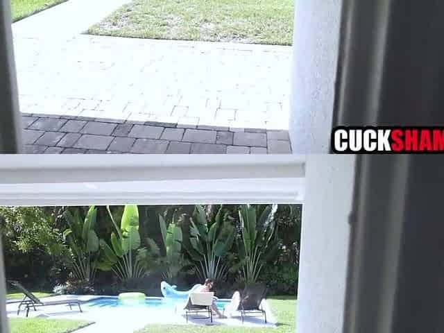 Concupiscent blond mother I'd like to fuck screwing ifo cuckold hubby with bbc