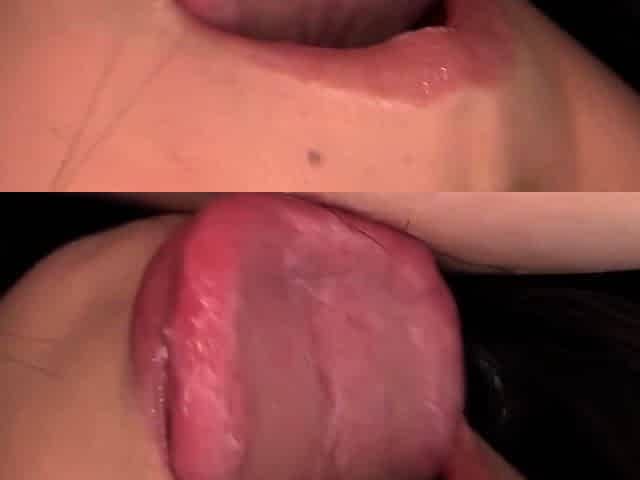 Amateur housewife blowjob and handjob with cumshot