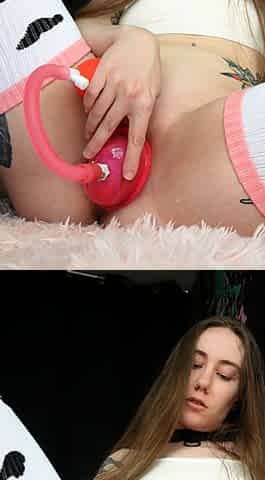 Awesome Amateur teen blonde toying pussy