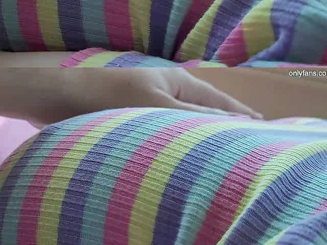 Touching Large Natural Breasts Stepsis in Public
