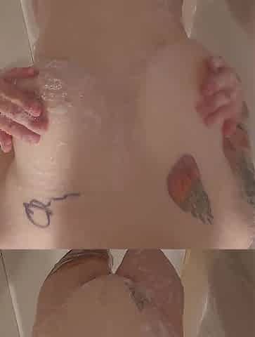Touching myself in the shower