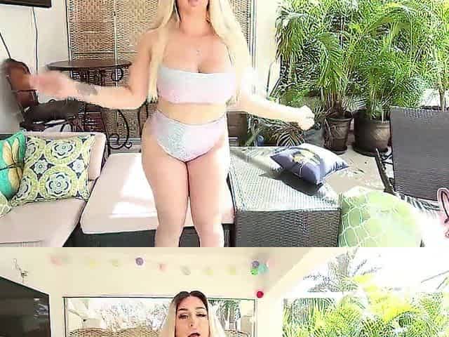 Lesbo Angelina Castro Got A Squirting Sex tool! This babe Bangs Nina Kayy!
