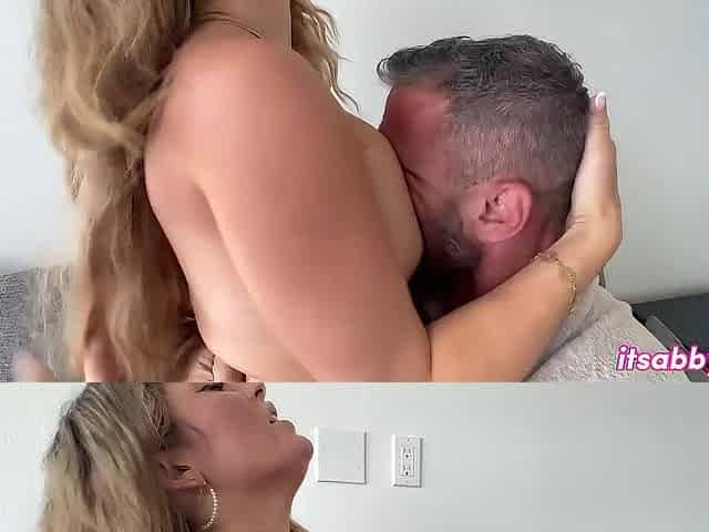 Abby Rose & Manuel Ferrara fuck on the couch