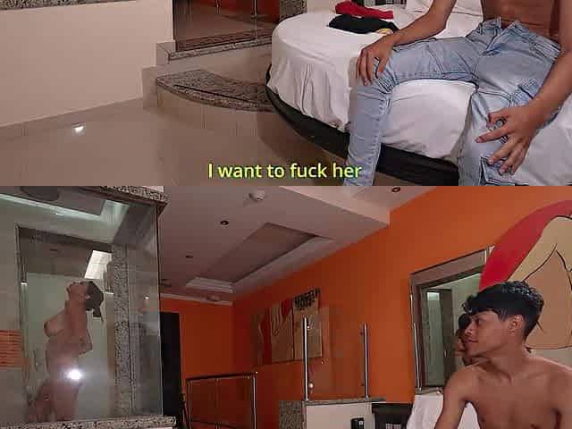 I accede to share a couch with my stepson in a cheap hotel