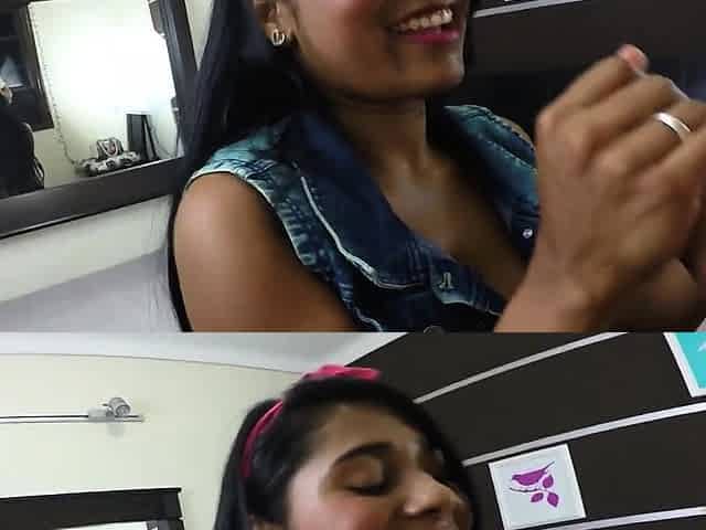 Shy LATINA STUDENT dreamed of Miami bad