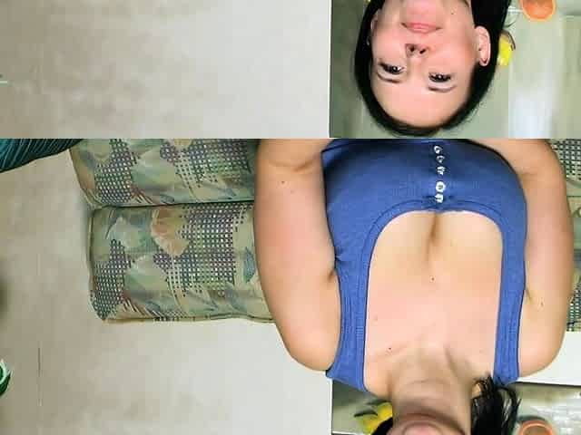 German curvy teen next door masturbates for money