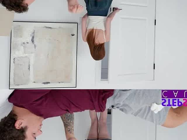 Clean Freak Stepsis Harley Love Cleans the Cum Off Sticky Stepbro's Schlong - S30:E2