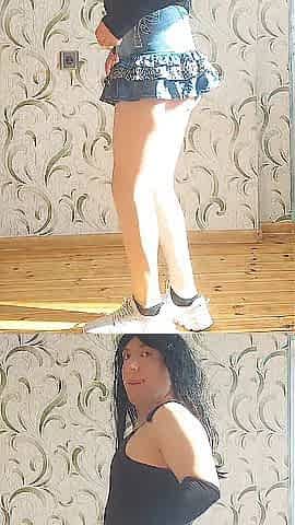 Large Butt Cheerleader Femboy Looks For BBC Group of Lads Desire Meet 'em at the Street