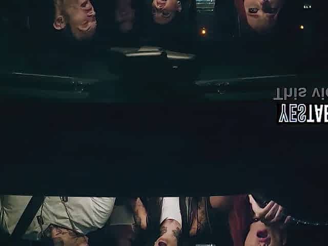 Small redhead hotty got railed in a hardcore foursome with her ghost allies