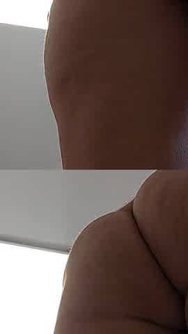 Hot Wife Massages Herself, Hairy Pussy, Big Tits, Big Ass.