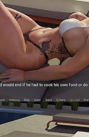 A Cheating Threesome with MILF & a Girlfriend - Away From Home - a Hawt Animated Porn Game