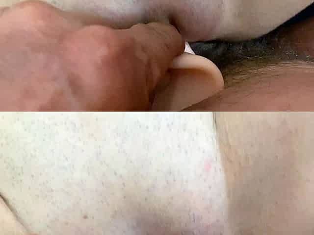 Sexy skinny amateur anal toys