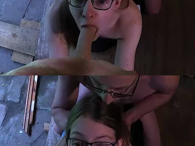 Nerdy Brunette Teen 18+ Submits To A Hardcore Threesome In Pov