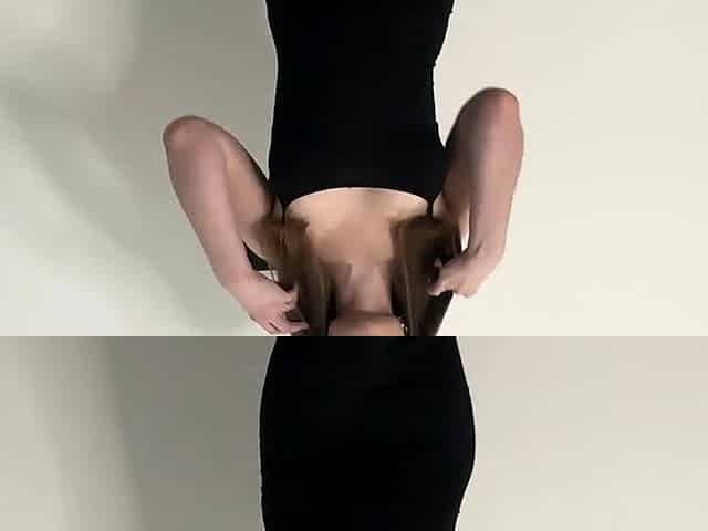 Cheating mummy seduces husband in dark-hued dress,