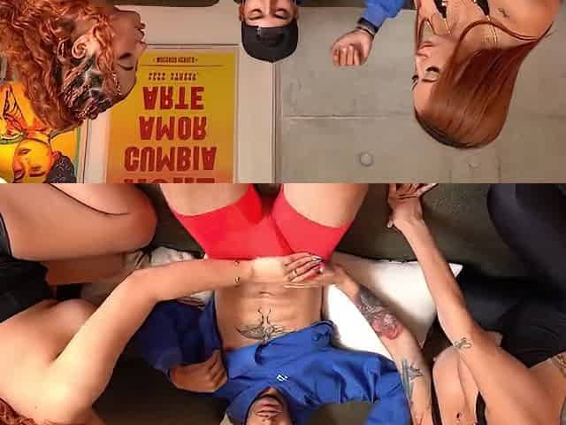 Thiagolopezxx - Artist Hires Two Models For Her Music Video And Gets Sent Busty Redheads Ready For Anything