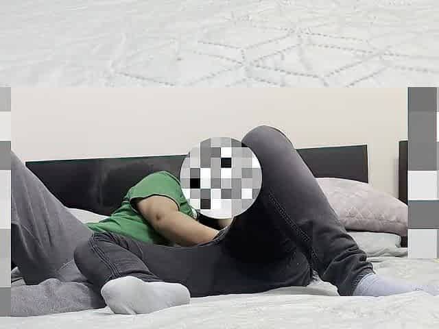 We get romantic whilst watching Netflix, we kiss and screw with raiment