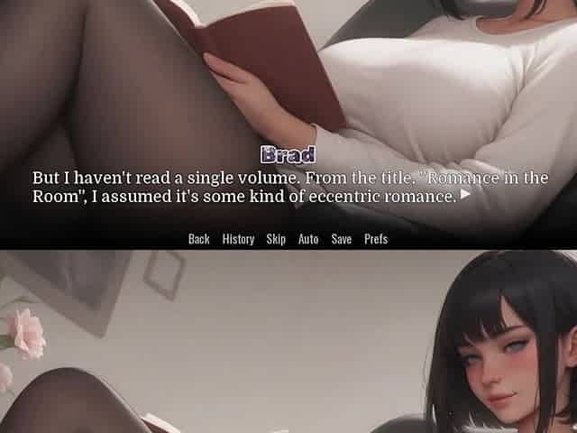 Obsessed Lucy #4, She Uses Her Feet, Animated Cute Roommate Porn Game