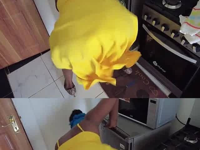 Nasty Housegirl Gave Her Boss One Temptation This guy Could Not Resist