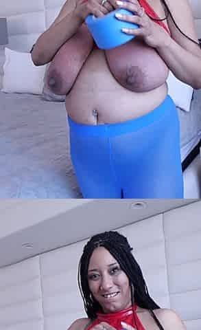 Danni Tapes Her Tits