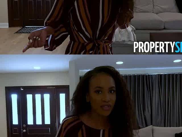 PropertySex - Sexy petite real estate agent with tight body